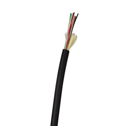 1 Reel of 100 M - RS PRO OM3 Multi Mode OM3 Fibre Optic Cable, Black, 100m