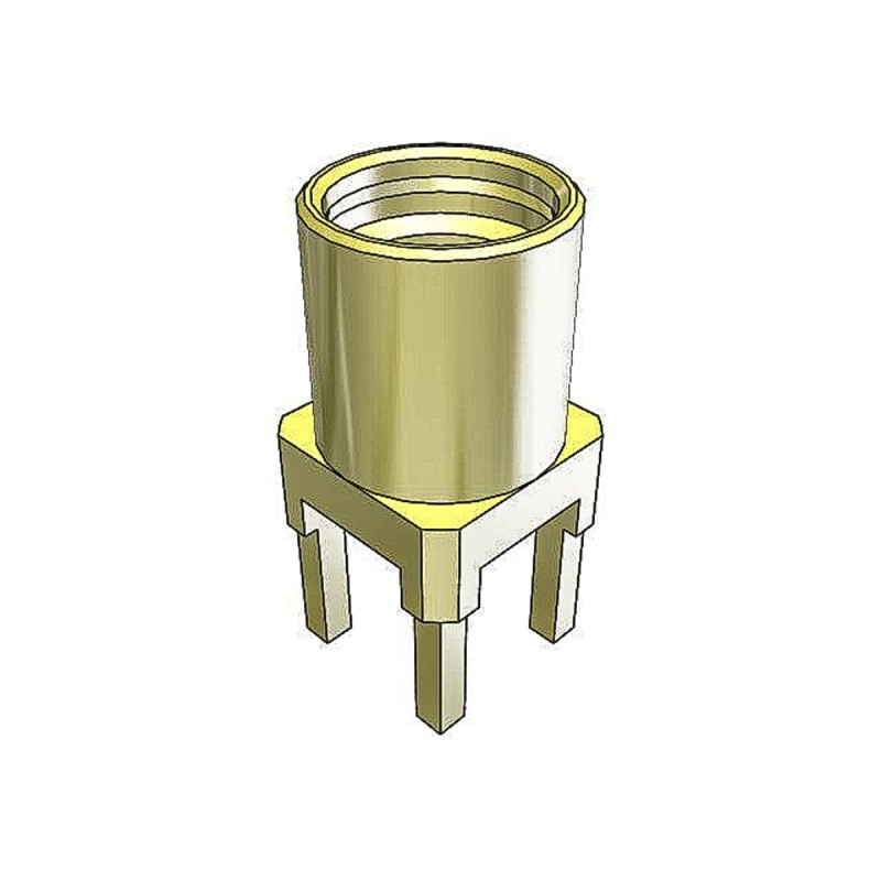 1 pcs - Samtec MMCX Series, jack Surface Mount, Through Hole MMCX Connector, 50Ω, Solder Termination, Straight Body