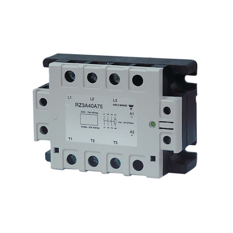 1 pcs - Carlo Gavazzi RZ3A Series Solid State Relay, 25 A Load, Panel Mount, 440 V ac Load