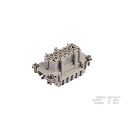 1 pcs - TE Connectivity Heavy Duty Power Connector Insert, 16A, Female, HDC HE Series, 10 Contacts