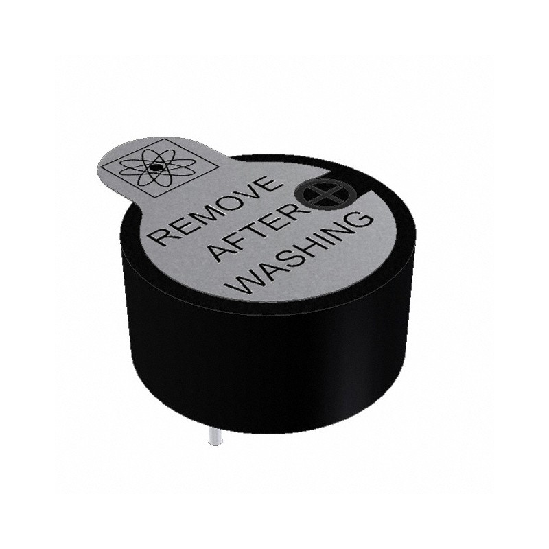 1 pcs : AT-1436-TWT-R - Buzzers Transducer, Externally Driven Piezo 5 V 3mA 3.6kHz 80dB @ 5V, 10cm Through Hole PC Pins