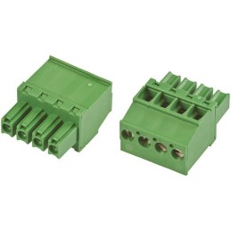 1 pcs - TE Connectivity 3.81mm Pitch 8 Way Pluggable Terminal Block, Plug, Cable Mount, Screw Down Termination