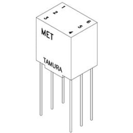 1 pcs : MET-11 - Audio & Signal Transformers THROUGH HOLE 10KCT:2KCT
