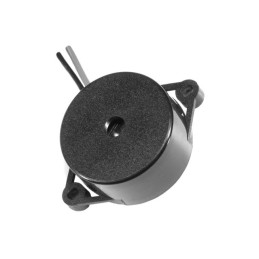1 pcs : IP224512-1 - Buzzers Indicator, Internally Driven Piezo 12 V 3mA 4.5kHz 95dB @ 12V, 10cm Panel Mount, Flange Wire Leads
