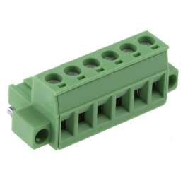 1 pcs - Phoenix Contact 5.08mm Pitch 6 Way Pluggable Terminal Block, Plug, Plug-In, Screw Termination