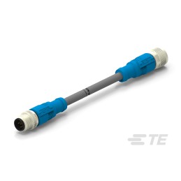 1 pcs - TE Connectivity Straight Female, Male 5 way M12 to Straight 5 way M12 Sensor Actuator Cable, 500mm