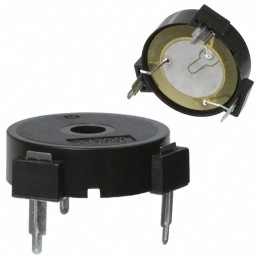1 pcs : PT-2735FPLQ - Buzzers Transducer, Externally Driven Piezo (with Feedback) 12 V 10mA 3.5kHz 88dB @ 12V, 30cm Through Hole