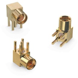 1 pcs - Wurth Elektronik WR-MMCX Series, jack Through Hole MMCX Connector, 50Ω, Solder Termination, Right Angle Body
