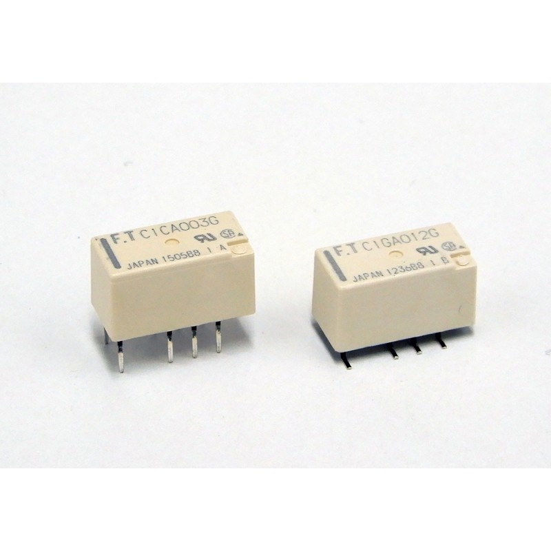 1 pcs - Fujitsu Through Hole Signal Relay, 3V dc Coil, 2A Switching Current, DPDT