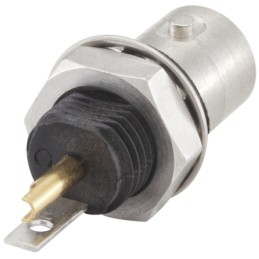 1 pcs - Rosenberger BNC Series, jack Panel Mount BNC Connector, 50Ω, Solder Termination, Straight Body