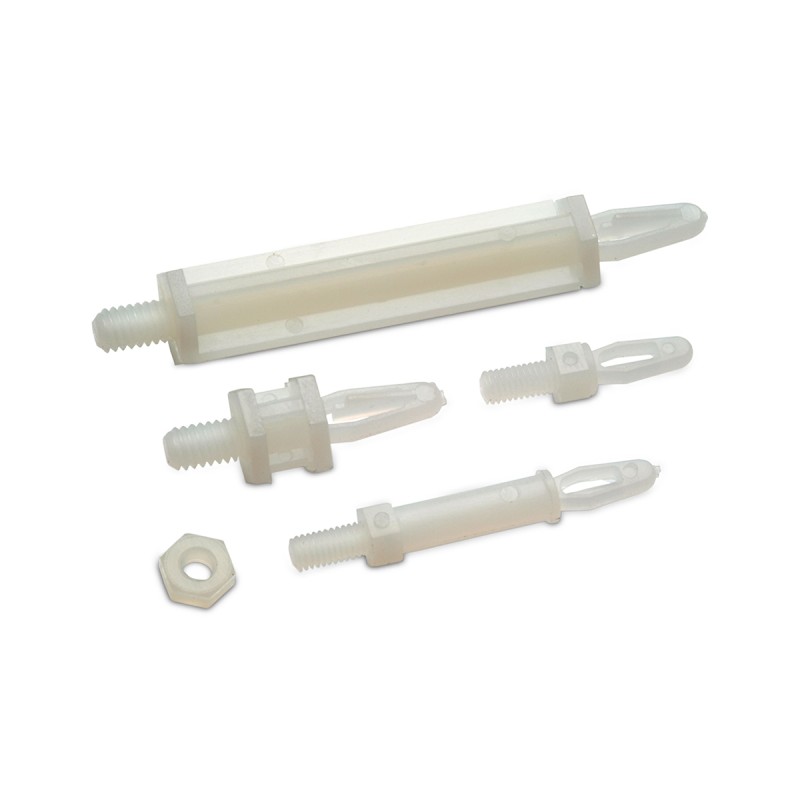 10 pcs - Wurth Elektronik Nylon 66 Snap-In Stop Spacer