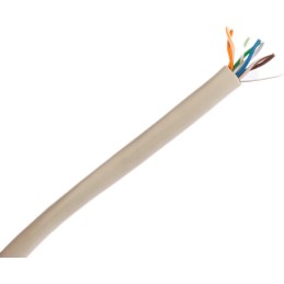 1 Reel of 100 M - CAE Cat5e Ethernet Cable, F/UTP, Grey PVC Sheath, 100m, IEC 60332-1