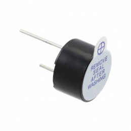 1 pcs : PB-12N23MPW-12Q - Buzzers Indicator, Internally Driven Magnetic 12 V 50mA 2.3kHz 85dB @ 12V, 10cm Through Hole PC Pins