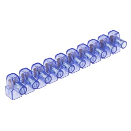 10 pcs - RS PRO Non-Fused Terminal Block, 10-Way, 2.5 mm² Wire, Screw Termination