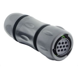 1 pcs - Souriau Circular Connector, 10 Contacts, Cable Mount, Plug