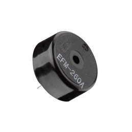 1 pcs : EFM-260A - Buzzers 24 V 12mA 3.5kHz 85dB @ 24V, 30cm Through Hole PC Pins