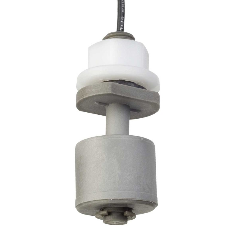 1 pcs - RS PRO Vertical Polyphenylene Sulfide Float Switch, Float, 1m Cable, NO/NC, 240V ac Max, 120V dc Max