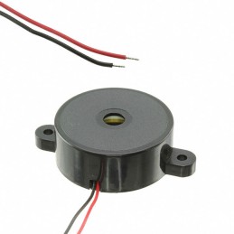 1 pcs : PT-3529WQ - Buzzers Transducer, Externally Driven Piezo 5 V 5mA 2.9kHz 95dB @ 5V, 10cm Panel Mount, Flange Wire Leads