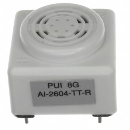 1 pcs : AI-2604-TT-R - Buzzers Indicator, Internally Driven Electromechanical/Magnetic 12 V 50mA 400Hz 95dB @ 12V, 10cm Through 