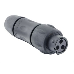 1 pcs - Souriau Circular Connector, 3 Contacts, Cable Mount, Socket