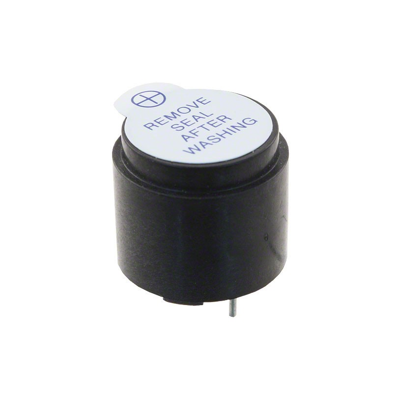 1 pcs : WST-1612S - Buzzers Indicator, Internally Driven Magnetic 12 V 40mA 2.3kHz 85dB @ 12V, 10cm Through Hole PC Pins
