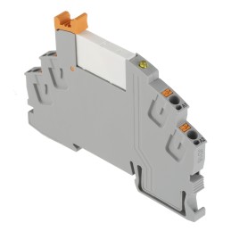 1 pcs - Phoenix Contact RIF-0-RPT-12DC/ 1 Series Interface Relay, DIN Rail Mount, 12V dc Coil, SPST, 1-Pole