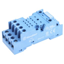 1 pcs - Finder 94 8 Pin 250V ac Screw Fitting Relay Socket, for use with 55.32