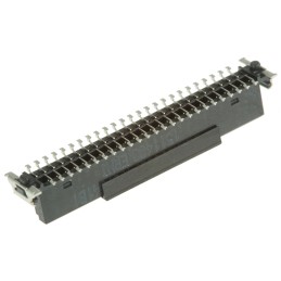 1 pcs - ERNI SMC Series Straight Surface Mount PCB Socket, 50-Contact, 2-Row, 1.27mm Pitch, Solder Termination
