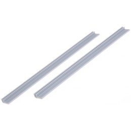 10 pcs - Essentra PCB Card Guide Adhesive-Backed Vertical Mount 204mm Long, 1.6mm Thick Max.