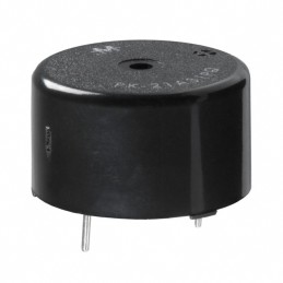 1 pcs : PK-21A31PQ - Buzzers Indicator, Internally Driven Piezo 12 V 18mA 3kHz 85dB @ 12V, 30cm Through Hole PC Pins