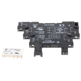 1 pcs - Wieland flare Series Interface Relay, DIN Rail Mount, 24V ac/dc Coil, SPDT, 1-Pole