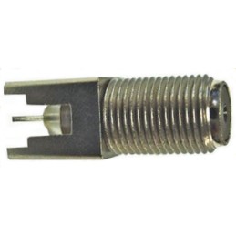 1 pcs - TE Connectivity, jack Through Hole F Connector, Solder Termination, Straight Body