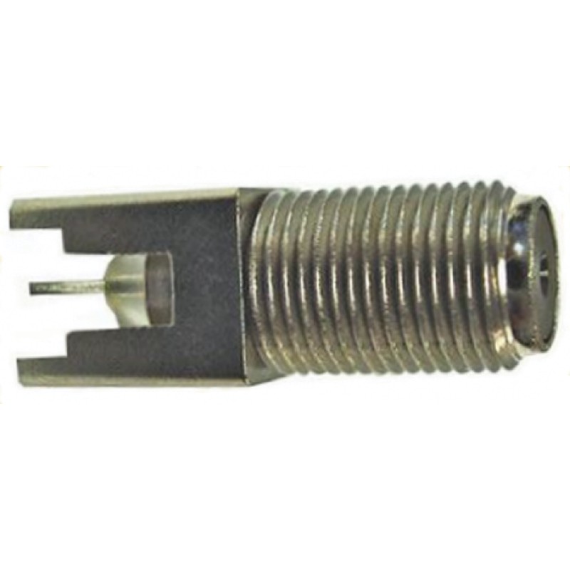 1 pcs - TE Connectivity, jack Through Hole F Connector, Solder Termination, Straight Body