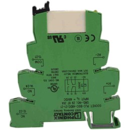 1 pcs - Phoenix Contact PLC-RSC- 48DC/21-21 Series Interface Relay, DIN Rail Mount, 48V dc Coil, DPDT, 2-Pole