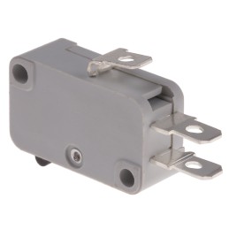 1 pcs - RS PRO Plunger Micro Switch, Quick Connect Terminal, 16 A @ 250 V ac, SP-CO