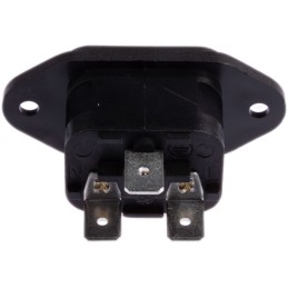 1 pcs - Bulgin C14 Panel Mount IEC Connector Male, 10A, 250 V