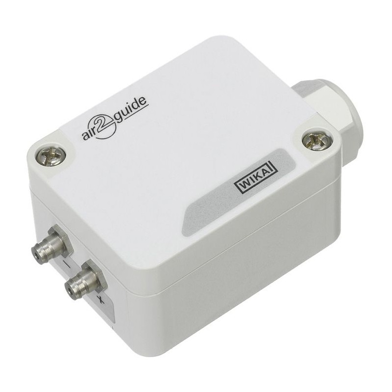 1 pcs - WIKA A2G-55 Series Pressure Sensor, 0Pa Min, 5000Pa Max, Absolute, Gauge, Vacuum Reading