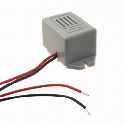 1 pcs : CS-3624 - Buzzers Indicator, Internally Driven Magnetic 24 V 35mA 78dB @ 24V, 30cm Panel Mount, Flange Wire Leads
