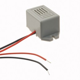 1 pcs : CS-3603 - Buzzers Indicator, Internally Driven Magnetic 3 V 35mA 78dB @ 3V, 30cm Panel Mount, Flange Wire Leads