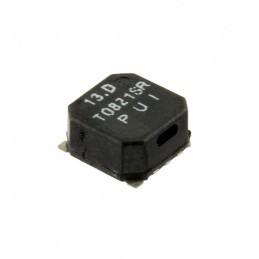 1 pcs : SMT-0821-S-R - Buzzers Transducer, Externally Driven Electromechanical/Magnetic 3.6 V 90mA 2.1kHz 87dB @ 3.6V, 10cm Surf