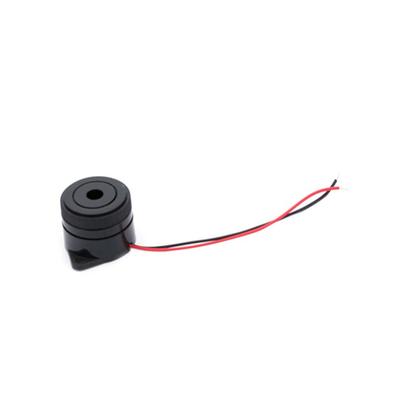 1 pcs : IP293512-1 - Buzzers Indicator, Internally Driven Piezo 12 V 15mA 3.5kHz 105dB @ 12V, 10cm Panel Mount, Flange Wire Lead