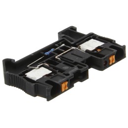 1 pcs - Phoenix Contact PT 4-FSI/F-LED 12 Series Black Fused DIN Rail Terminal, Single-Level, Push In Termination, Fused