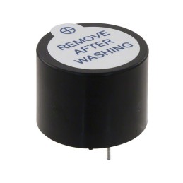 1 pcs : AI-2437-TWT-R - Buzzers Indicator, Internally Driven Piezo 12 V 8mA 3.7kHz 100dB @ 12V, 10cm Through Hole PC Pins