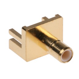 1 pcs - RS PRO, jack PCB Mount SMB Connector, 50Ω, Solder Termination, Straight Body