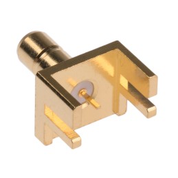 1 pcs - RS PRO, jack PCB Mount SMB Connector, 50Ω, Solder Termination, Straight Body