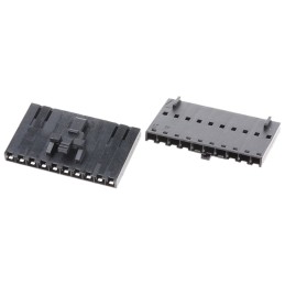 10 pcs - Molex, SL Female Connector Housing, 2.54mm Pitch, 10 Way, 1 Row