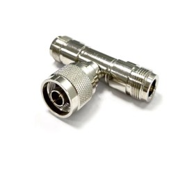 1 pcs - RS PRO Tee 50Ω Coaxial Adapter N Socket to N Socket 11GHz