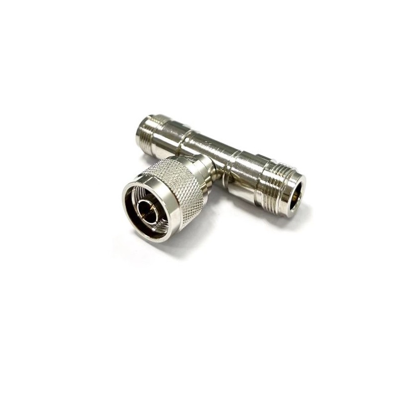 1 pcs - RS PRO Tee 50Ω Coaxial Adapter N Socket to N Socket 11GHz