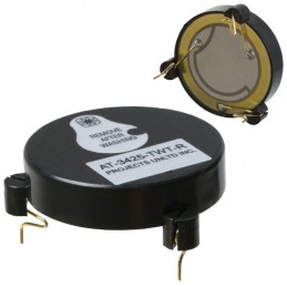 1 pcs : AT-3425-TWT-R - Buzzers Transducer, Externally Driven Piezo (with Feedback) 12 V 7mA 2.5kHz 85dB @ 12V, 10cm Through Hol