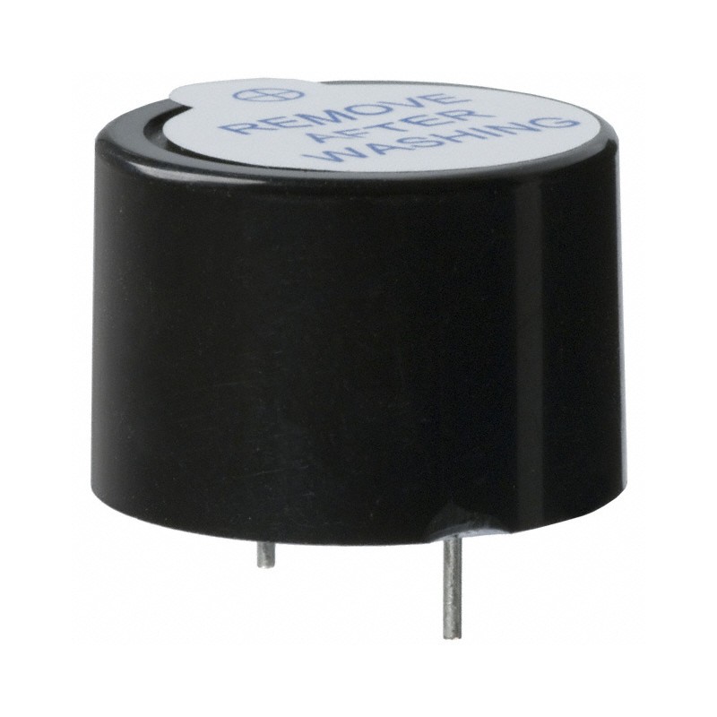 1 pcs : AI-2429-TWT-12V-3-R - Buzzers Indicator, Internally Driven Piezo 12 V 8mA 2.9kHz 95dB @ 12V, 10cm Through Hole PC Pins